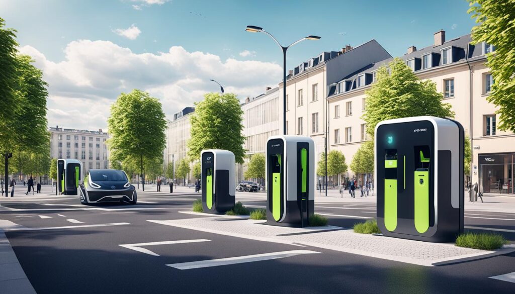 BORNES DE RECHARGE ELECTRIQUE A REIMS
